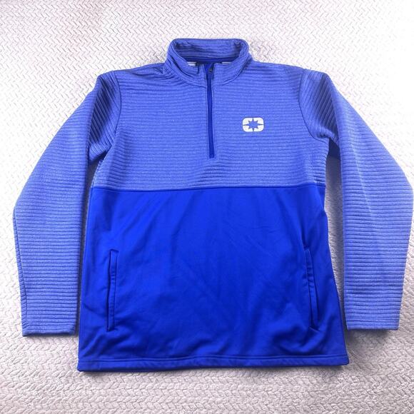 Polaris Snowmobile Thick Outside 1/4 Quarter-zip Pull Over Fleece Men's Large - Picture 2 of 15
